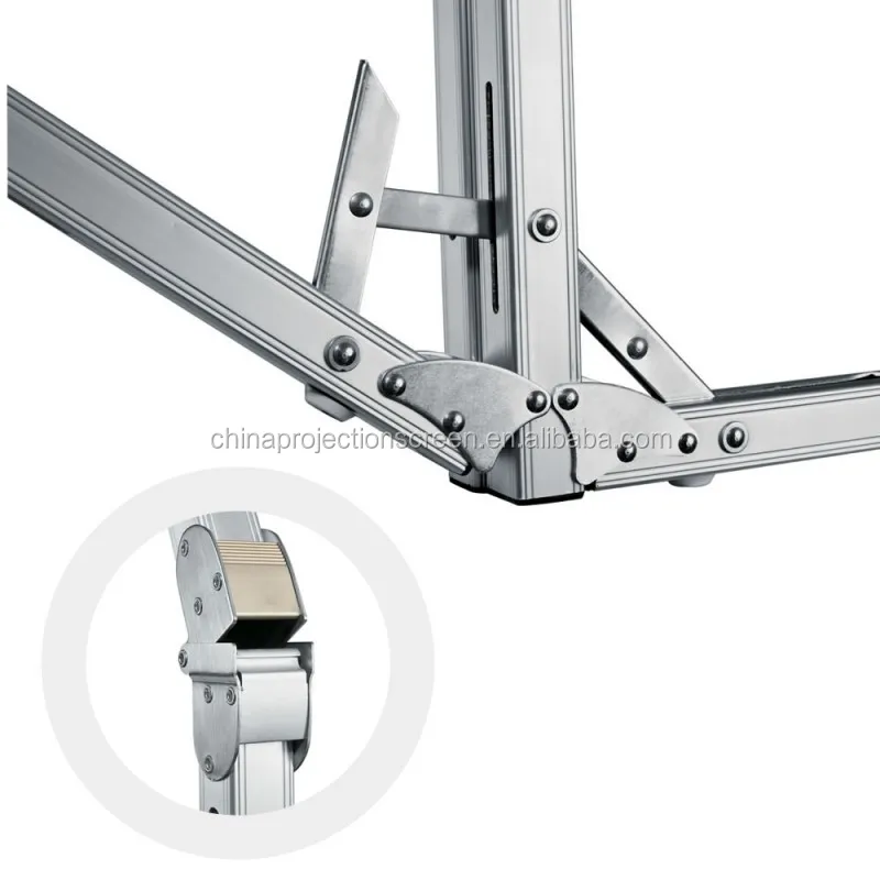 Складной экран для проектора, большая уличная проекция с быстрой рамой, 200 дюйма, с простыней