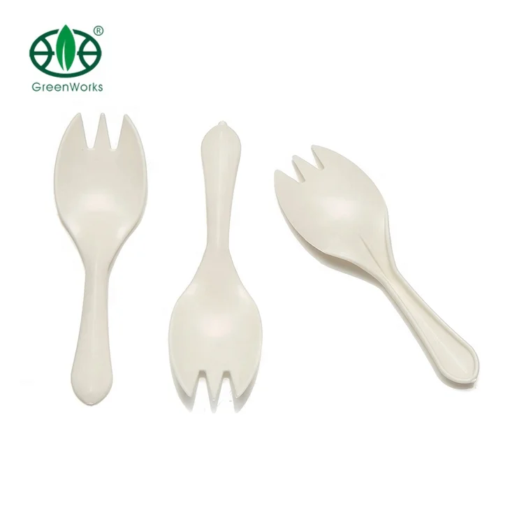 
GreenWorks Eco-friendly Disposable plastic 3.38 inch customizable plastic spoon Ice cream scoop 