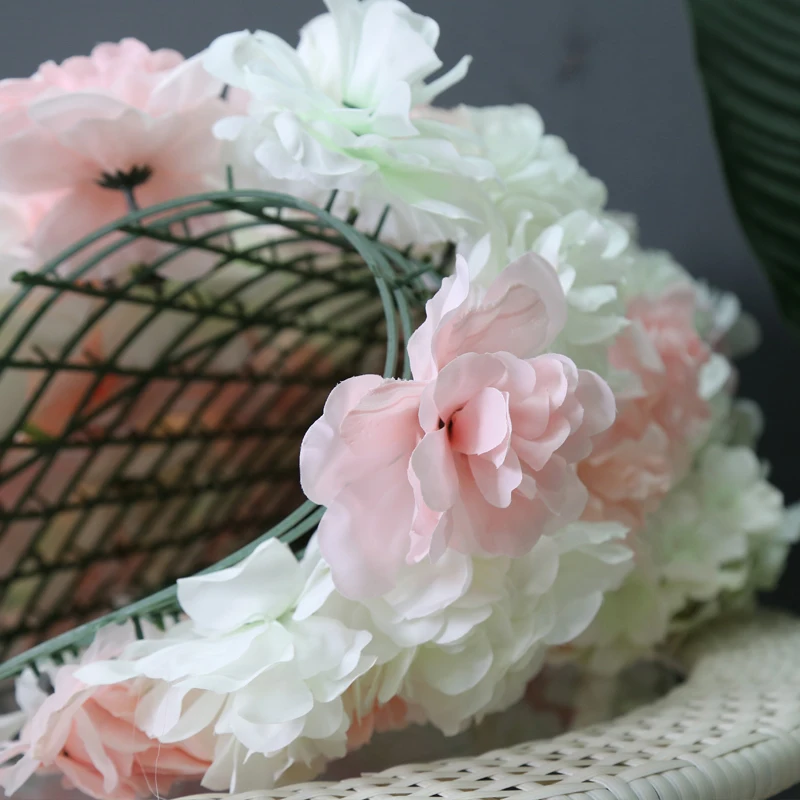 
silk hydrangea rose orchid flower wall for wedding event decoration wedding decoration flower artificial flower wall 