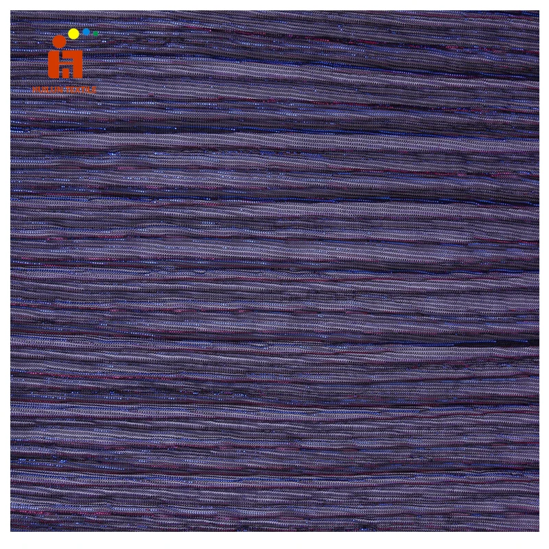 HLR-05 China Factory free sample gold silver silk metallic lurex fabric