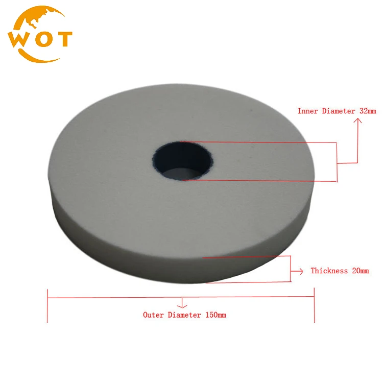 High Quality white Aluminum oxide Abrasive Grinding Wheel