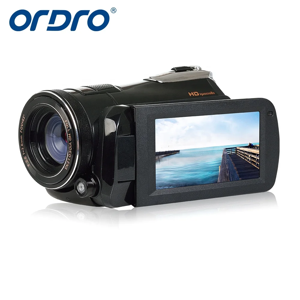 IR night vision with IR light DV HD digital video camera recorder 1080P ORDRO professional camcorder