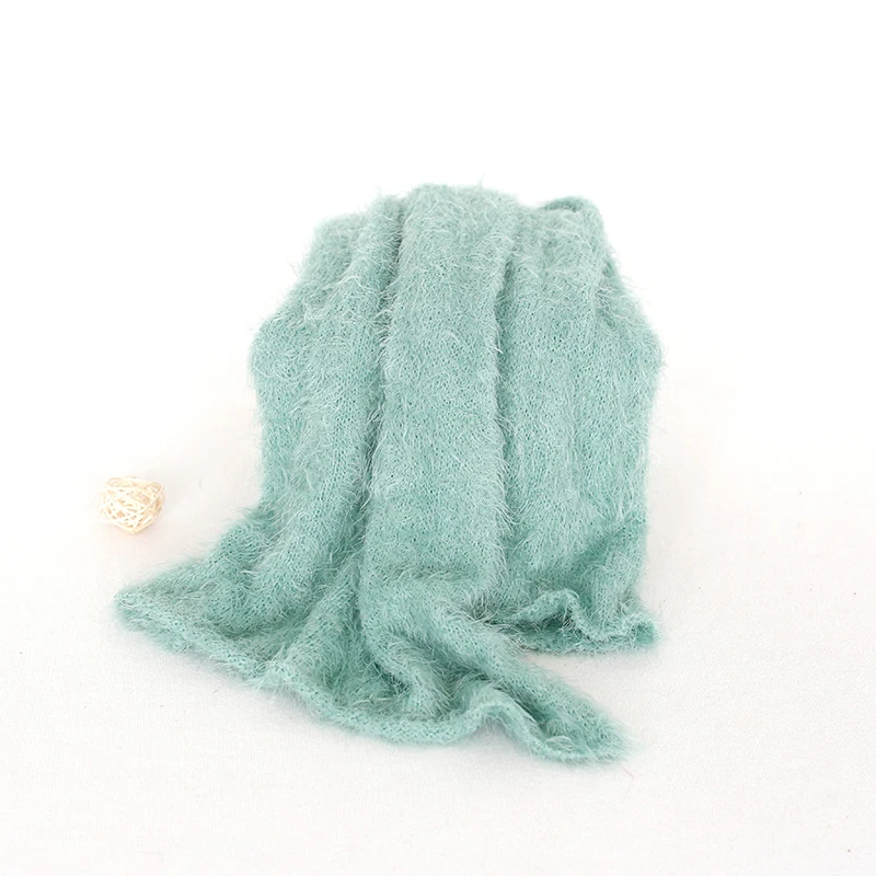 Newborn  stretch knit wrap Fuzzy Jersey wrap Layer photo props Baby soft swaddle blanket Sack Photography props