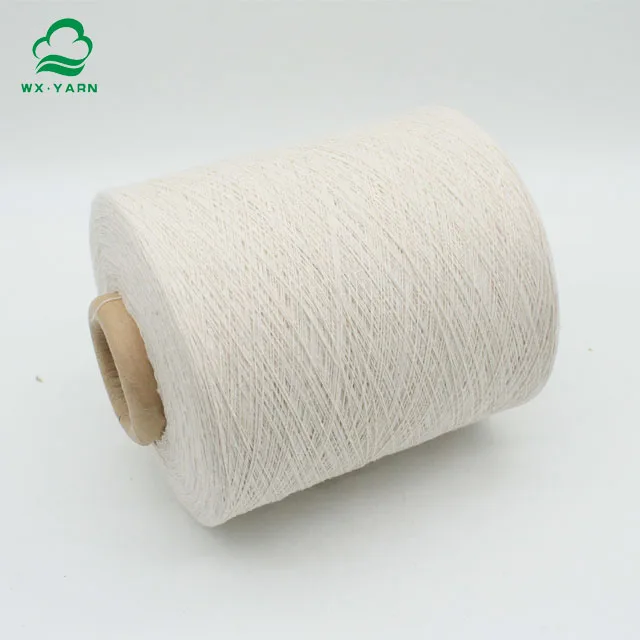 
China supply white recycled cotton glove yarn for knitting 