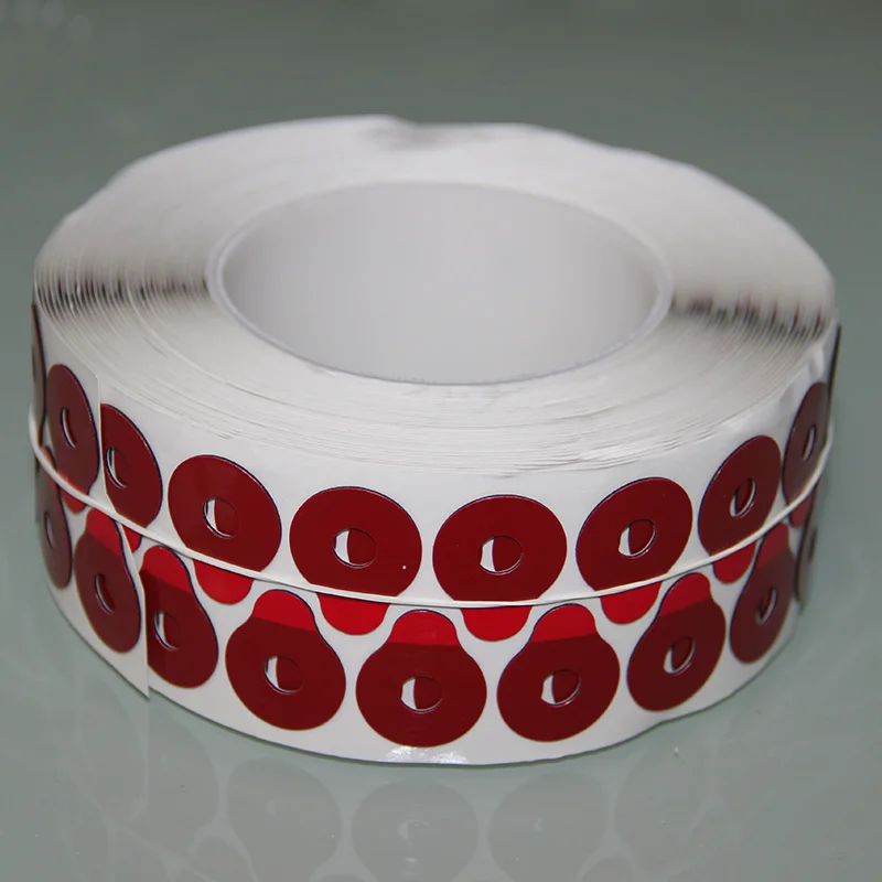 18 мм оптический круглые очки не двухсторонняя наклейка объектив блокирование колодки красный цвет