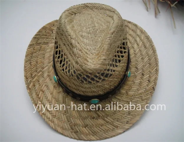 Western Mexican Wholesale Summer Sun Protection Straw Cowboy Hats