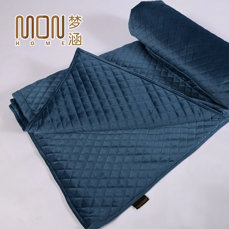 Hot sale OEM fancy 15 lb rested comfort custom weighted blanket