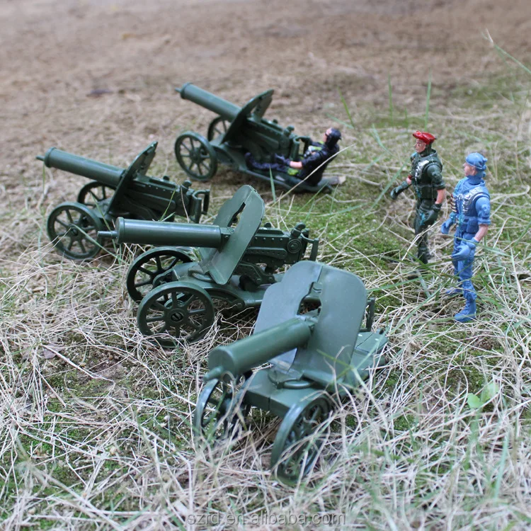 OEM custom figure Emulational plastic cannon mini army toys/custom pvc army toy/oem toy maker vinyl figure