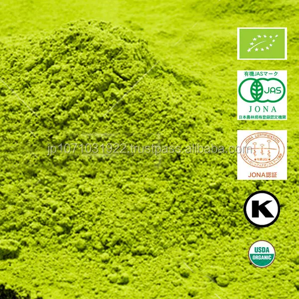 Delicious healthy green tea matcha powder made in Japan