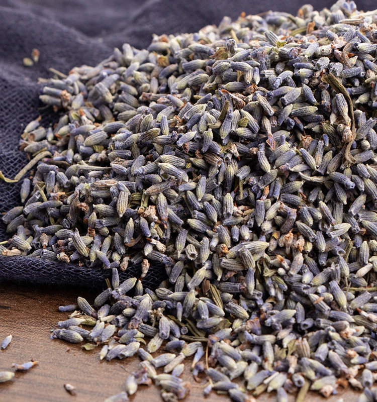 
Purple Color and Dried Lavender Flowers Tea 