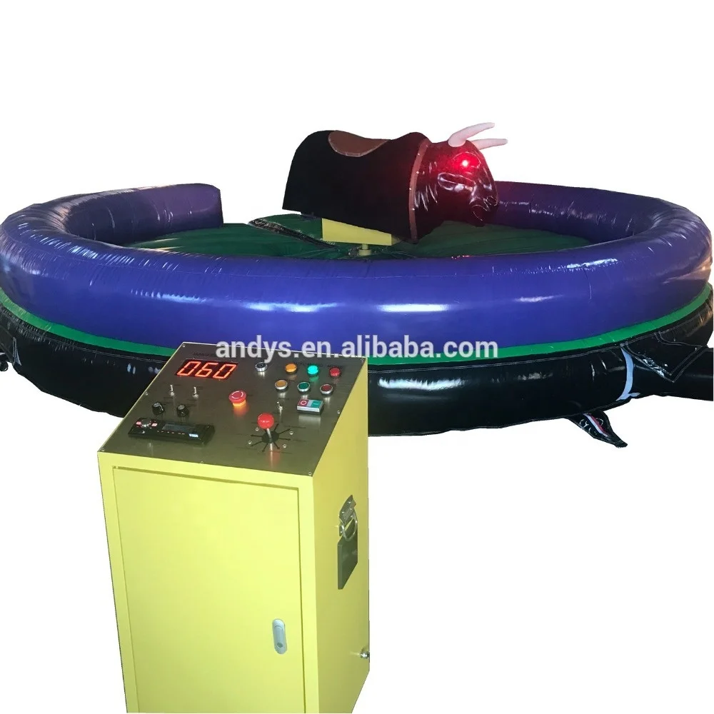 
inflatable mechanical rodeo bull ride game n rodeo bull ride n bull riding made of vinyl 