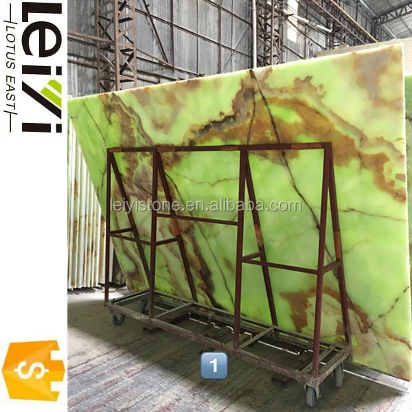 
Luxury polished emerald green jade green marble onyx slabs 