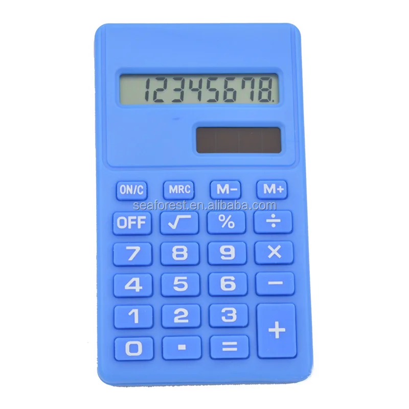 cheap promotional solar power 8 digit mini pocket citizen scientific calculator