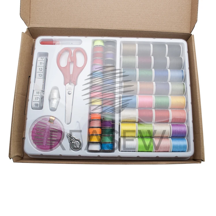 71pcs pack multi function professional sewing kit box for hand sewing and sewing machine