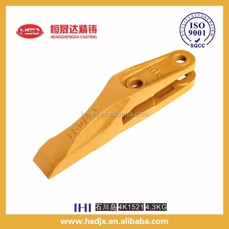excavator full types replacement parts loader I H I 4K1521 bucket teeth