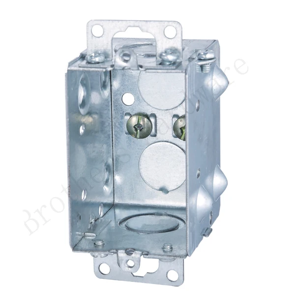 cETL certification 2x3 1104-K Single Gang Metal Electrical Box