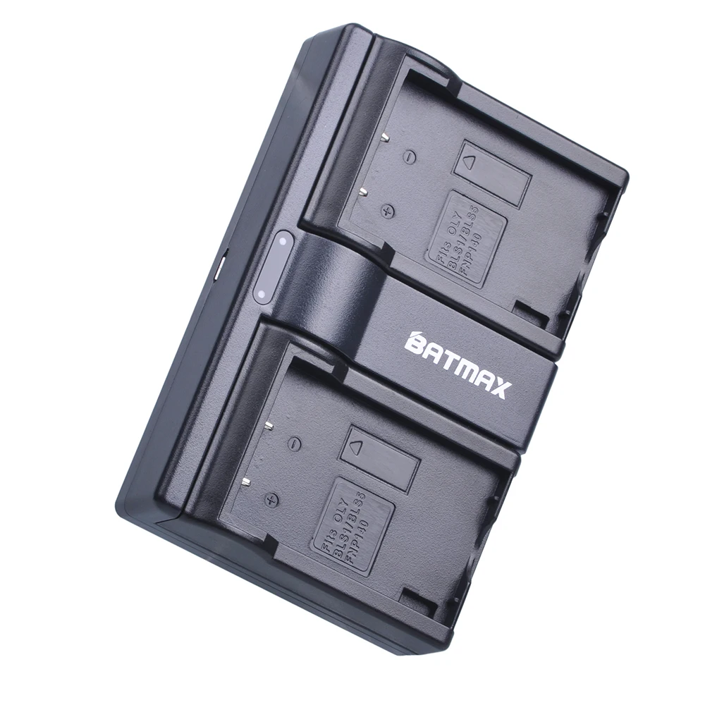 Factory BATMAX PS-BLS5 BLS5 BLS50 USB DUAL battery Charger for Olympus PEN E-PL2,E-PL5,E-PL6,E-PL7,E-PM2,E-M10,E-M10 II,Stylus1