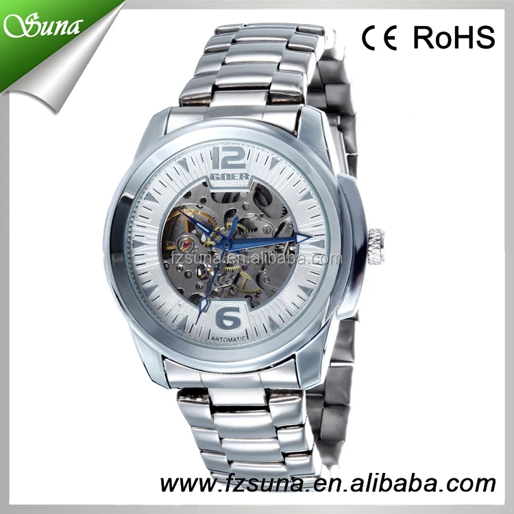 Good Wholesale Price Goer Style Mechanical Best Cheap Automatic Fashion Mens Watches Colors