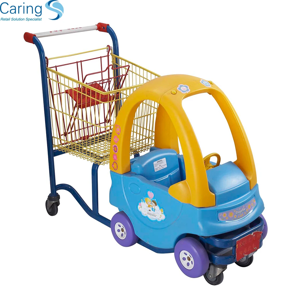 kids shopping trolley/supermarket toy car shopping trolley/cart
