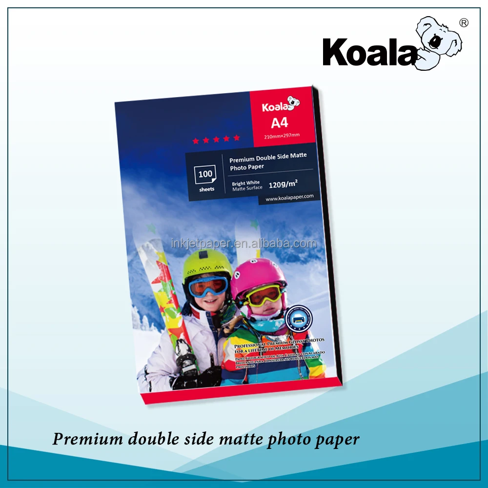 Двухсторонняя матовая бумага KOALA премиум-класса 120 г-300 г, матовая струйная бумага A4