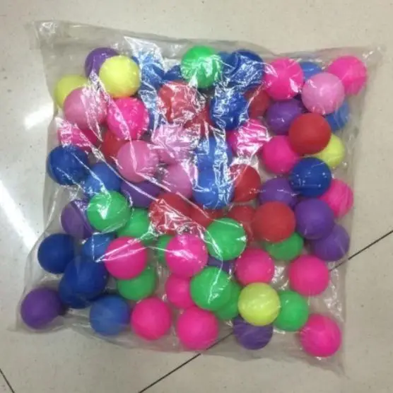 New Material Poly Seamless Standard Training Custom 1 Star Table Tennis Ball Professional Ping Pong Ball Printing Wholesale