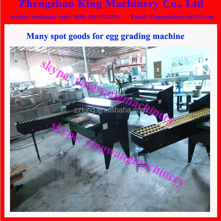 Good quality chicken egg weight grading checking candling  machine /egg grader /egg sorter