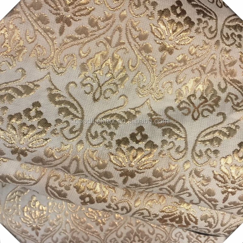 Brocade Chinese style ornate polyester fabric