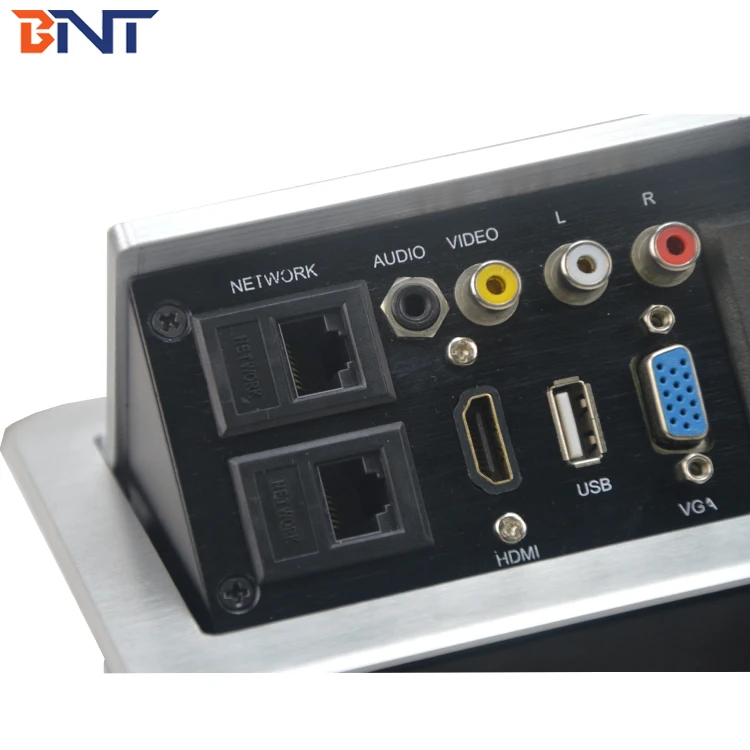 Настольная розетка со скрытым дизайном для конференц-зала, выдвижная настольная розетка