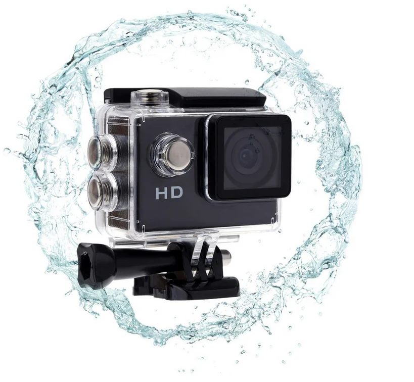 Дешевая цифровая Экшн-камера 2,0 дюйма, Hd 720p, Спортивная камера, Водонепроницаемая full hd 1080p, Экшн-камера для рекламных подарков