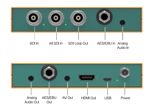 3G-SDI to HDM I & AV Scaling Converter Support SD/HD/3G-SDI/ AES/EBU/Analog Audio In&out
