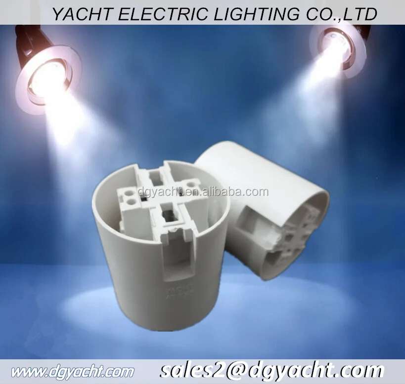 VDE e27 plastic lamp base for chandelier light socket bulb holder fittings