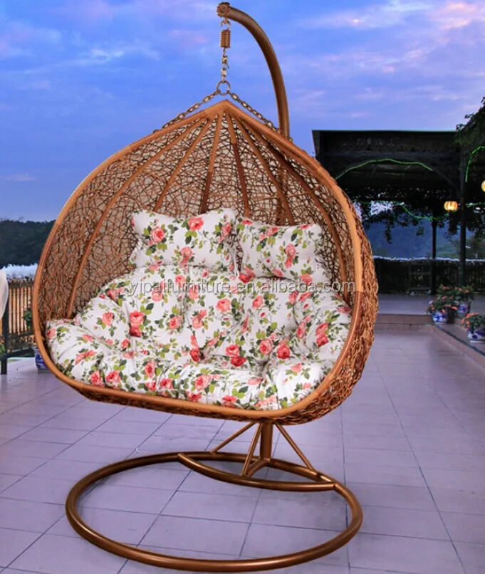 outdoor garden free standing round garden  hammock patio swing chair