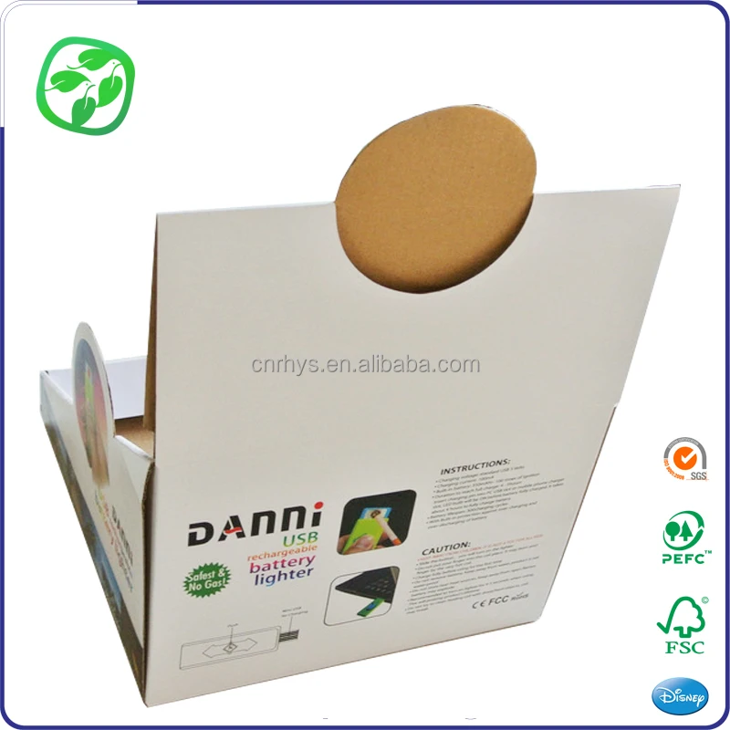 Multi-purpose transport packaging promotion counter display box shipping packaging paper box