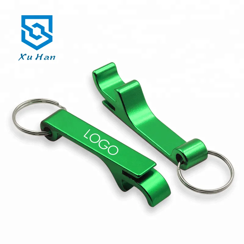 Manufacturer direct sales, aluminum alloy bottle opener small gift can be customized LOGO