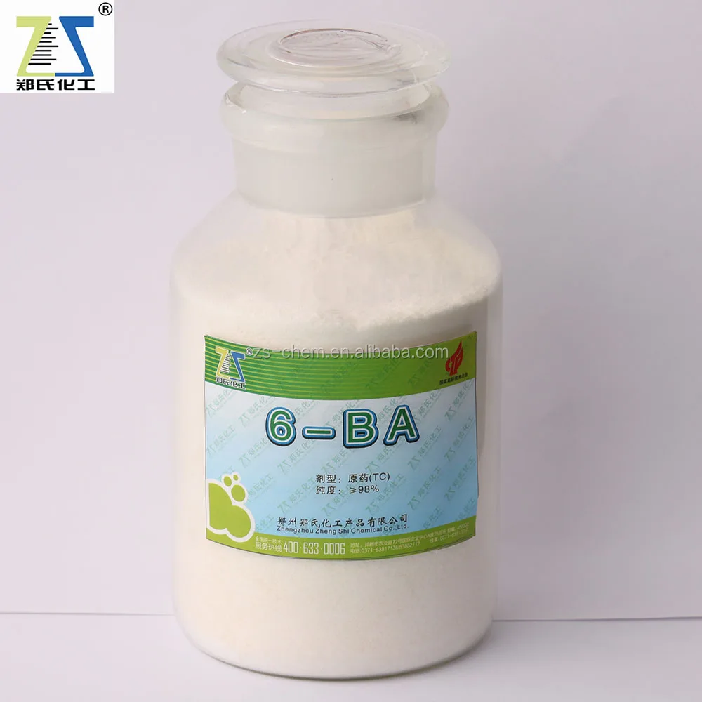 Manufacturer raw hormone powders 6-ba tech 6-ba(6-benzylamino purine) 98%TC