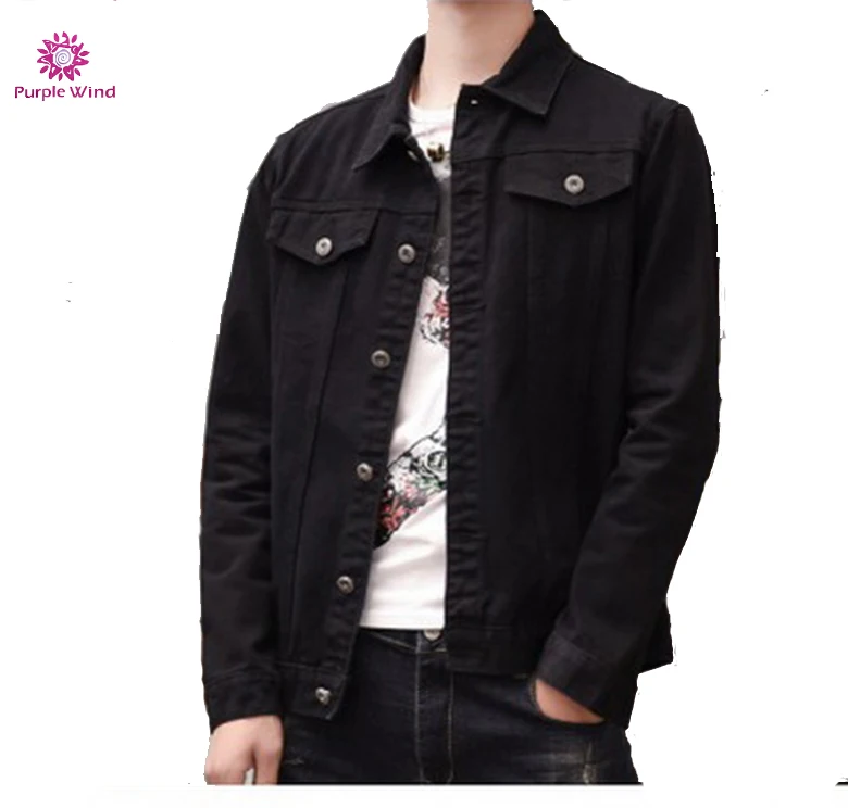 Factory denim slim fit custom mens jean jacket