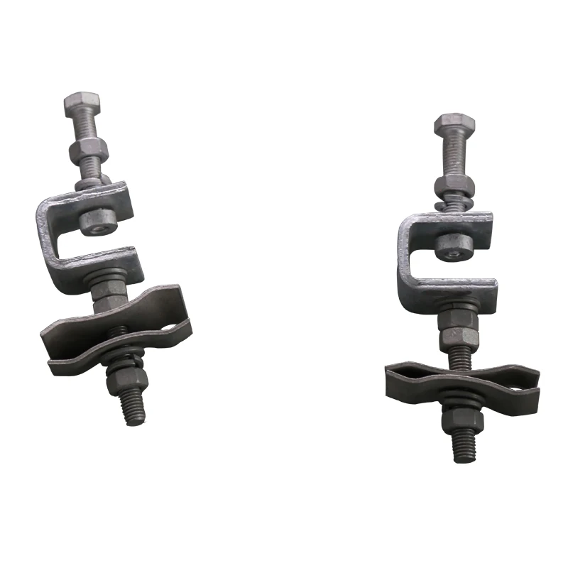 Down Lead Clamp for Tower Down lead clamp for OPGW Shield wire 70mm2 steel pole clamps