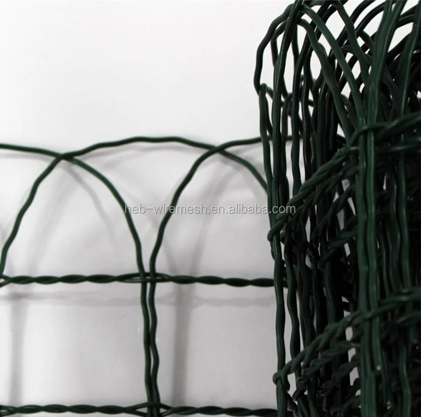 Arch top woven wire mesh garden fence/decorative border fence