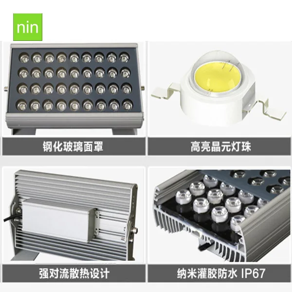 24W outdoor LED projector type LED flood light