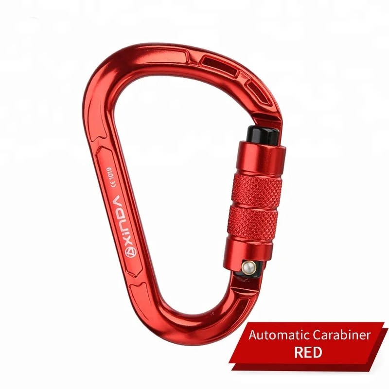 XINDA new arrival  CE UIAA 25kN 7075  aluminum HMS climbing carabiner custom logo