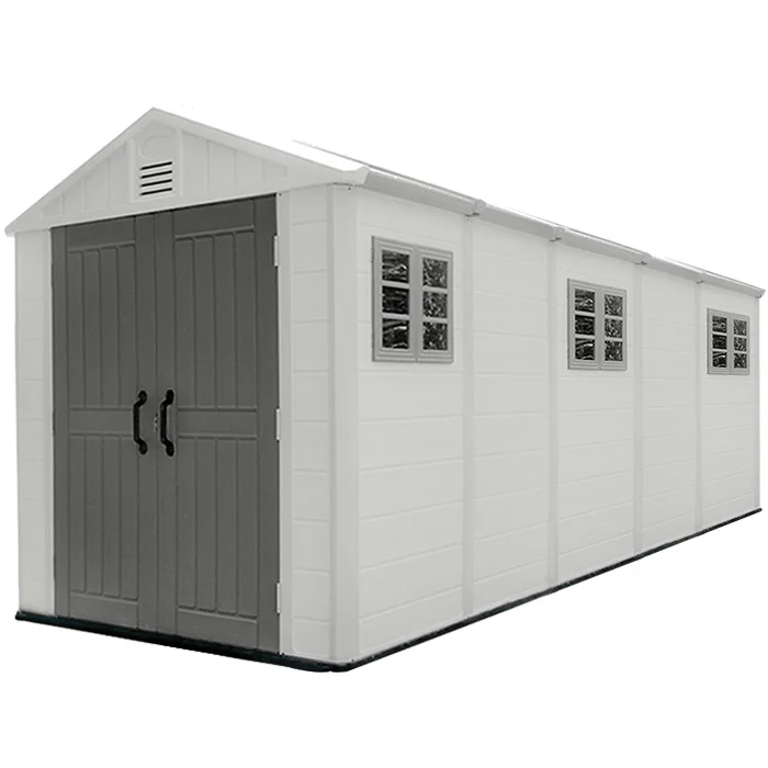 
Five- room big size outdoor HDPE Plastic storage garden shed for backyard 
