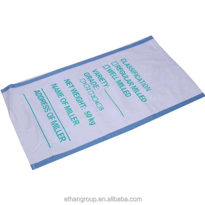 2024 10kg 50kg 25kg 50lbs 5kgs High bean polystyrene bag filling pp woven bag for sugar rice flour seed feed charcoal carbon BBQ