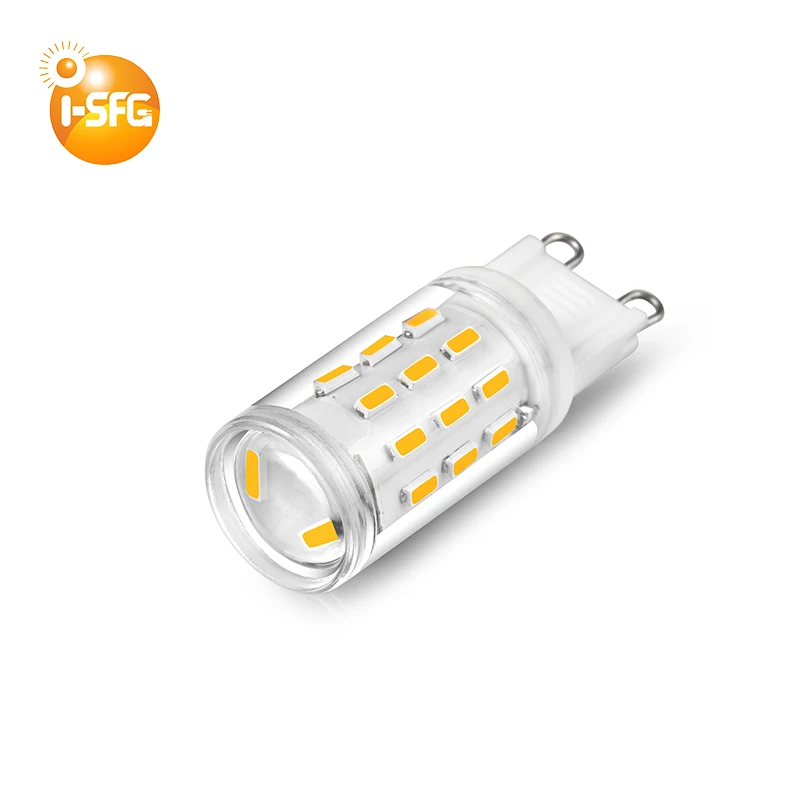 LED Corn Light 220V 3w SMD4014 Lamp Beads No Strobe Lights Decorative Lights G9 LED Bulbs AC 80 Led Pll Lamp Wire Residential