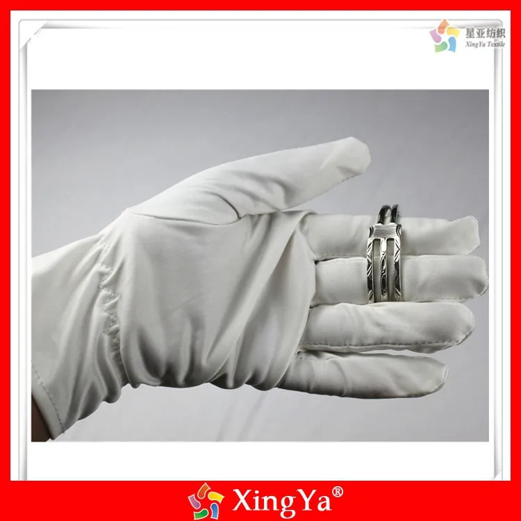 
Personalized white custom pattern microfiber jewelry watch cleaning gloves 