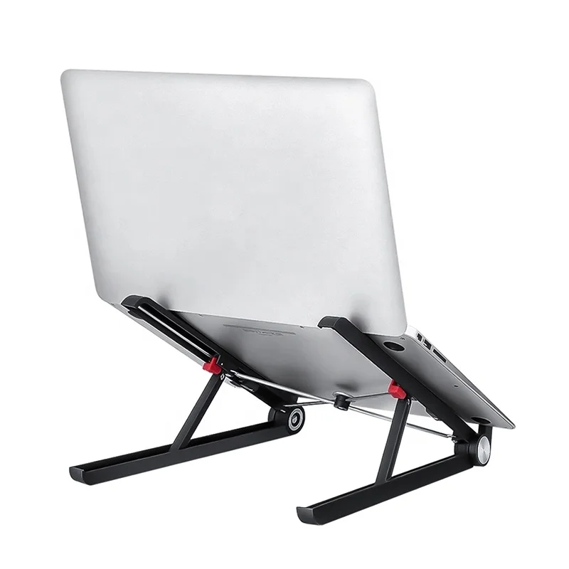 
2019 New Product Folding Adjustable Notebook Stand Portable Radiating Laptop Holder 