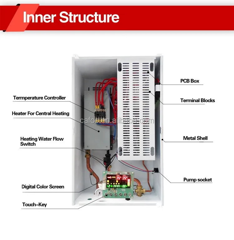 10KW-S-11cafos universal popular use wall mounted induction heating furnace