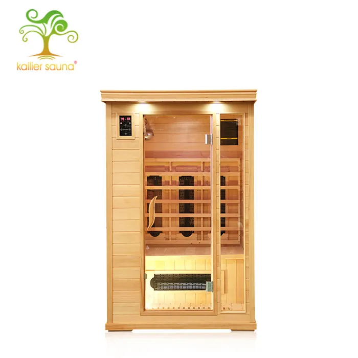 Canadian hemlock infrared sauna capsule portable sauna room