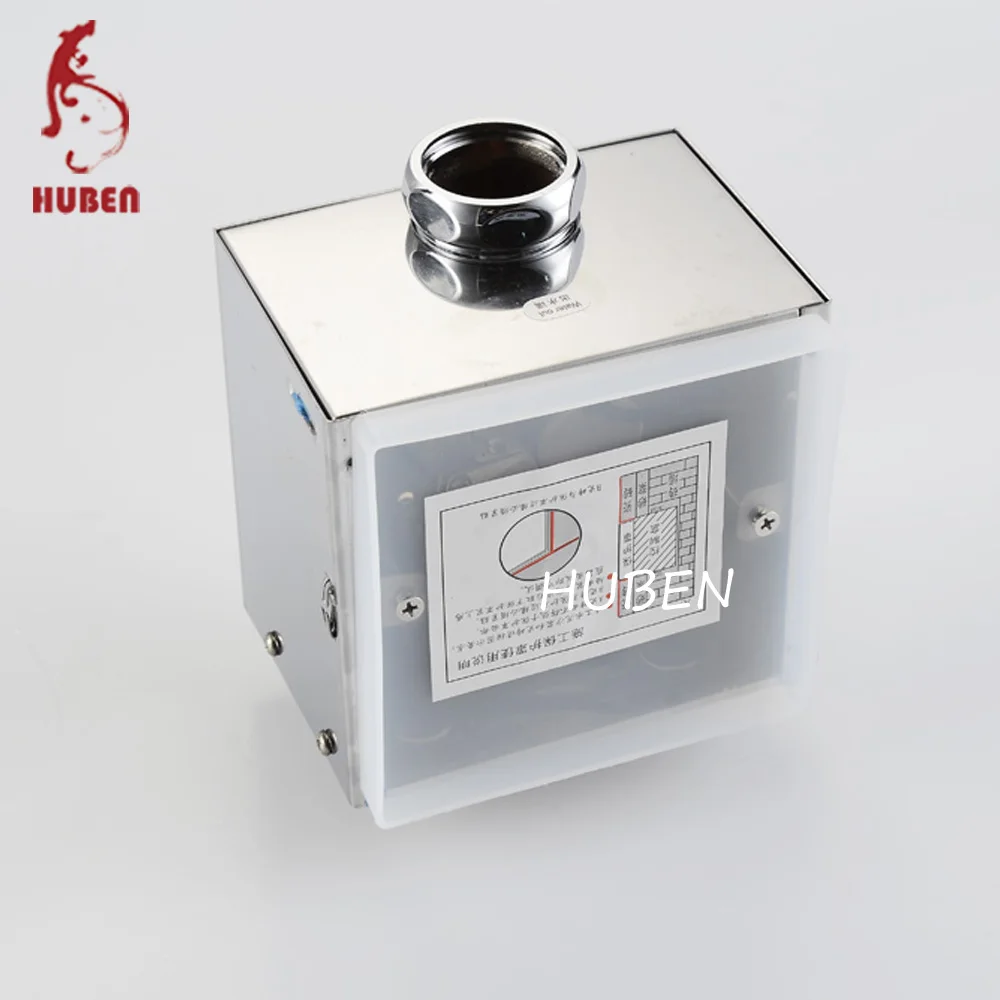 
Automatic sensor toilet flusher in wall 