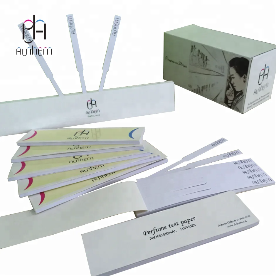 
high quality guangzhou perfume strip perfumery absorbed tester paper with LOGO printing, DL403 