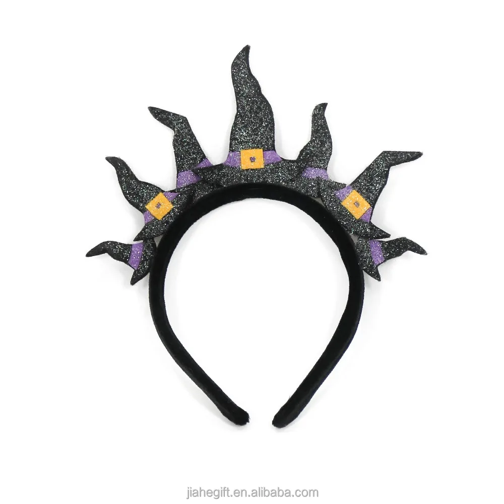 China supplier Halloween party decoration glitter headband